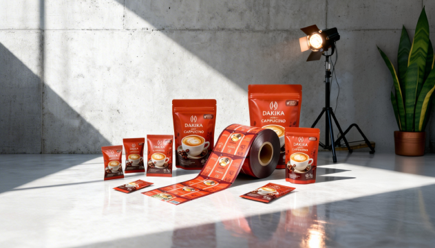 Printed and unprinted roll packaging production